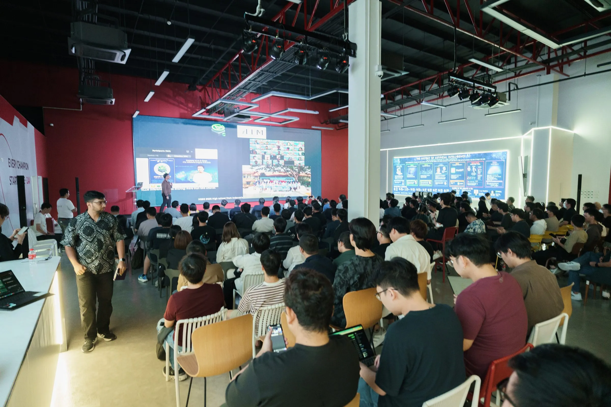 A full J.AI Arena during the afternoon sessions