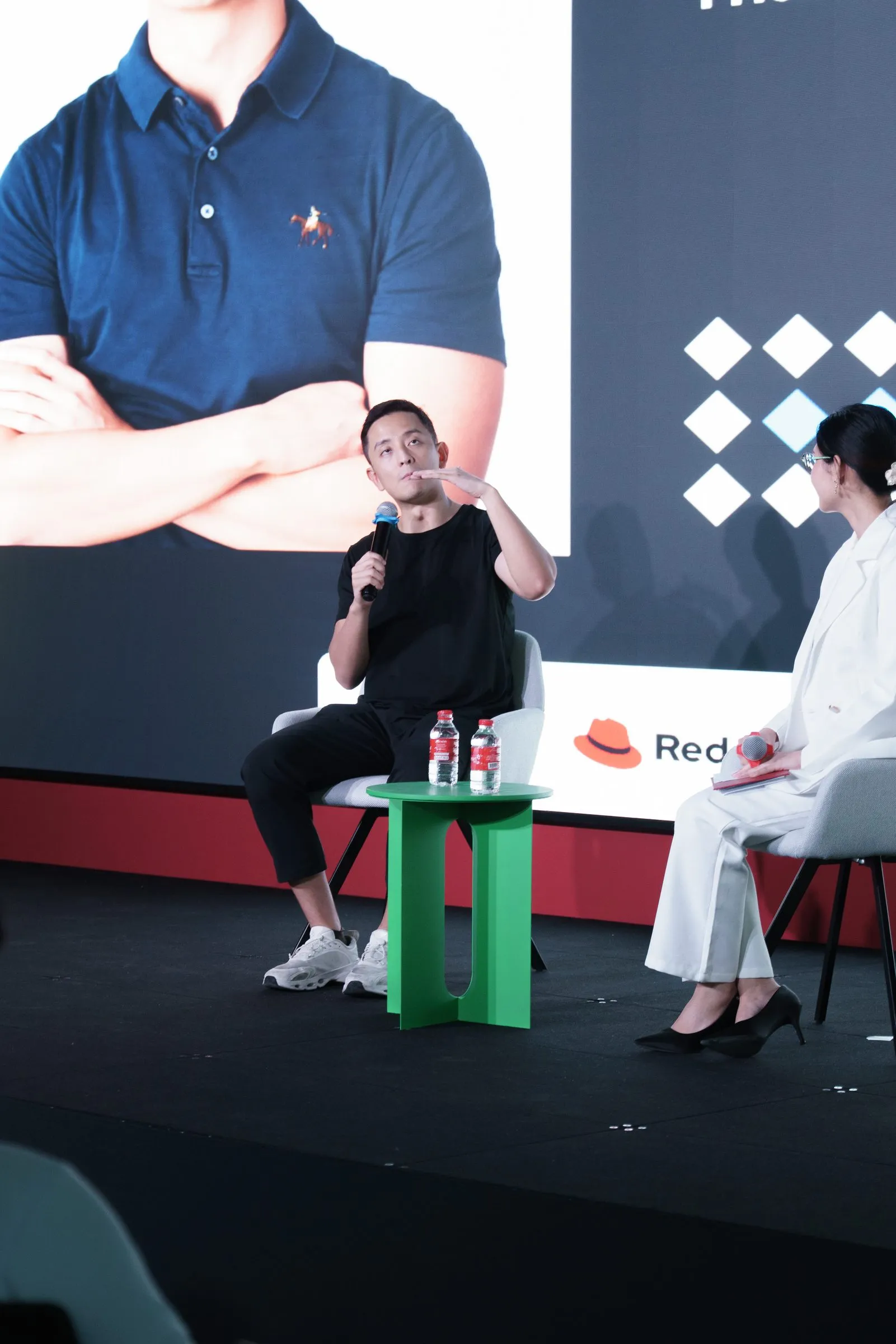 CK Cheong in conversation on stage